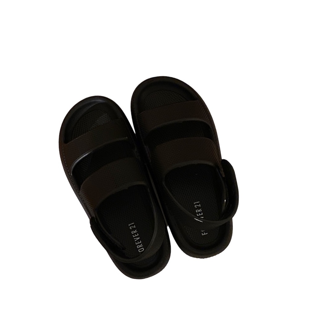 Forever 21 black sandals